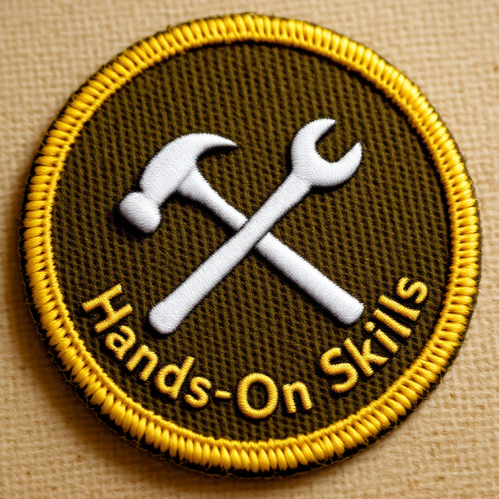 Hands-On Skills merit badge patch